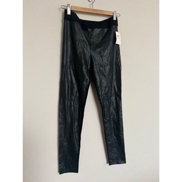 NWT Tucker & Tate Black Front Leather Leggings -  XL (14/16) - Picture 2 of 11